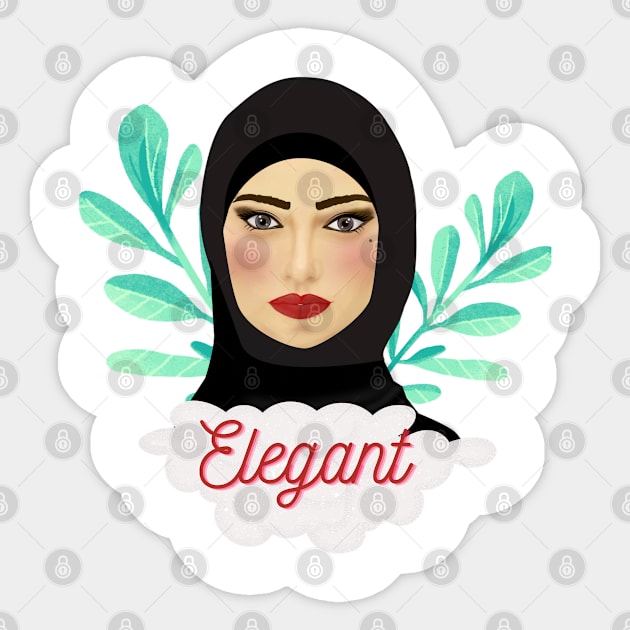 Elegant Sticker by all days is our day